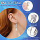 Unicraftale 50pcs 304 accessoires de boucles d'oreilles à clip en acier inoxydable STAS-UN0041-08-5