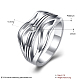 Laiton zircone cubique creux larges anneaux bande de doigt pour la fête RJEW-BB16288-7P-3