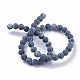 Chapelets de perles en agate mate naturelle X-G-F367-8mm-05-2