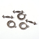 Tibetan Style Alloy Toggle Clasps X-LF1081Y-3