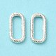 925 anillos de puerta de resorte de plata esterlina FIND-Z008-03S-3