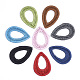 Waxed Polyester Cord Woven Pendants FIND-T039-15-1