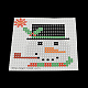 Christmas Snowman Pattern Square DIY Melty Beads Fuse Beads Sets: Fuse Beads DIY-R063-12-3