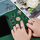 UNICRAFTALE 12pcs Blank Core Ring Stainless Steel Blank Finger Ring with Velvet Pouches Hypoallergenic Inlay Ring Round Grooved Empty Ring Blanks for Jewelry Making US Size 11 STAS-UN0038-94D-2