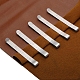 Righello per stoffa con clip per cucire in acciaio inossidabile PW-WG94438-01-4