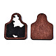 Eco-Friendly Cowhide Leather Big Pendants FIND-N049A-09A-04-2
