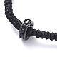 (vendita di fabbrica di feste di gioielli) braccialetti di perline intrecciate con cavo di nylon regolabile BJEW-JB05016-02-3