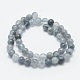 Chapelets de perle en quartz nuageux naturel G-K287-01-8mm-2