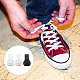 NBEADS 150Pcs 3 Colors Nylon Detachable Blank Shoelace Buckle Clips FIND-NB0004-21-5