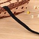 Lace Trim Nylon Ribbon for Jewelry Making ORIB-L005-57-2