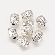 Perles en alliage de style tibétain X-TIBE-Q075-53AS-LF-1