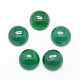 Natürliche grüne Onyx-Achat-Cabochons X-G-P393-R42-8MM-1