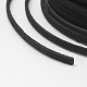 グリッターパウダーフェイクスエードコード  フェイクレース  ブラック  3mm  100ヤード/ロール（300フィート/ロール） LW-D001-1013-3