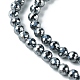 Brins de perles de pierre synthétique térahertz G-F748-Q01-4