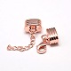 Zinc Alloy Ends with Iron Chains PALLOY-N0091-02RG-3