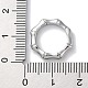 Стойки покрытие латунь Twister застежками KK-Z039-34P-4