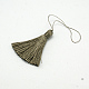 Nylon Thread Tassel Big Pendant Decorations NWIR-J005-25-2