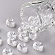 Transparente Farben Glanzglas runde Perlen SEED-S045-002A-D01-1