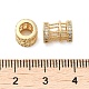 Rack Plating Brass Cubic Zirconia European Beads KK-K349-05G-3