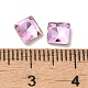 Cabujones de cristal de rhinestone RGLA-P037-06A-D223-3