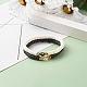 Ensemble de bracelets extensibles de perles de motif de coeur pour les femmes BJEW-JB07158-4