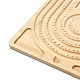 Tavole di design per braccialetti in legno rettangolari TOOL-YWC0003-06-3