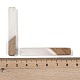 Большие подвески из смолы и дерева WOOD-F015-02G-3
