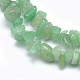 Natürlichen grünen Aventurin Perlen Stränge X-G-P332-09A-2
