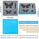 SUPERDANT Butterfly Leather Cutting Dies Flower Wooden Die Cuts DIY Faux Leather Cutting Machine for Keychain Handbags Collection Gift for Butterfly Lovers DIY-SD0001-71G-2