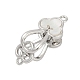 Латуни блокировки застежками KK-U059-03P-1