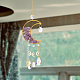 Хрустальная люстра стеклянная каплевидная подвеска украшения HJEW-PH01778-01-6