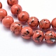 Chapelets de perles de coquillage de mer et turquoise synthétique G-G758-12-10mm-3
