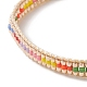 Bracelet fait main en perles de rocaille japonaises tressées BJEW-MZ00017-02-2