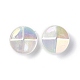 UV Plating Luminous Transparent Acrylic Beads OACR-P010-05D-3