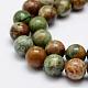 Chapelets de perles en opale vert naturel G-K209-04B-12mm-3