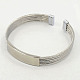 Bracelets de couple pour hommes à la mode BJEW-L109-02-1