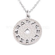 Не тускнеющие подвески из нержавеющей стали 201 NJEW-T009-JN139-40-1