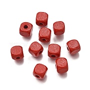 Спрей окрашены деревянные бусины WOOD-P021-01B-24