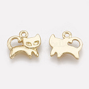 Латунные подвески на котенка KK-S348-012