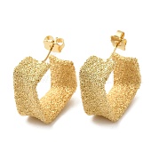 Серьги-гвоздики из настоящего латуни EJEW-G382-10C-G