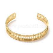 Ion Plating(IP) 304 Stainless Steel Bangles BJEW-L682-030G
