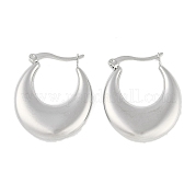 Серьги-кольца из нержавеющей стали марки 304 EJEW-C103-02P