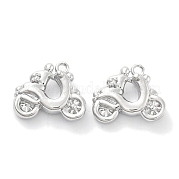 Латунные микропаве прозрачные кубические циркониевые подвески KK-M102-51P