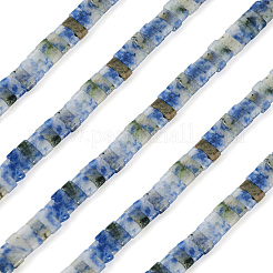 Liens multi-brins en jaspe tache bleue naturelle&nbsp;G-TAC0005-04A