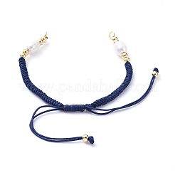 Création de bracelets de corde en nylon tressée&nbsp;X-AJEW-JB00540-04