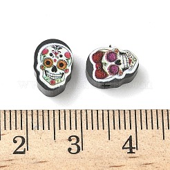Halloween bedruckte handgemachte Polymer Clay Perlen&nbsp;CLAY-I016-05B