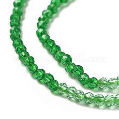 Fili di perle di vetro trasparenti 2 colori&nbsp;GLAA-G093-01L
