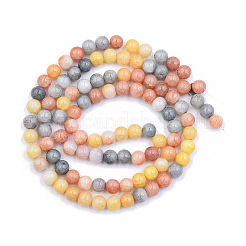 Fili di perline di vetro crepla&nbsp;GLAA-N046-004B-M
