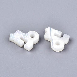 Shell perle bianche naturali&nbsp;SSHEL-ZX004-02K