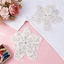 2 corsage décoratif en polyester pour accessoires vestimentaires&nbsp;PATC-BC0001-33C
